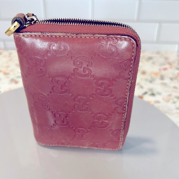 Gucci Bags Gucci Zip Around Compact Coin Card Holder Poshmark